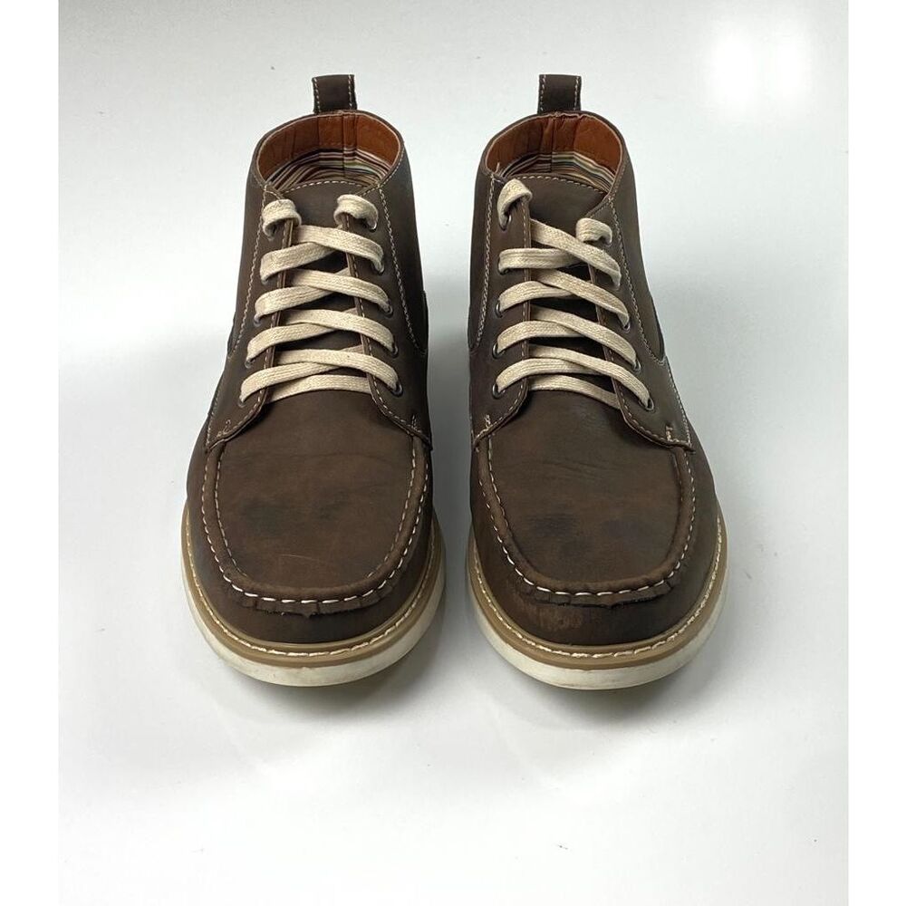 Polar Fox Moc-toe Boot Mid Top Fashion Shoes Mens Size 11 Brown MPX-506011 DB232